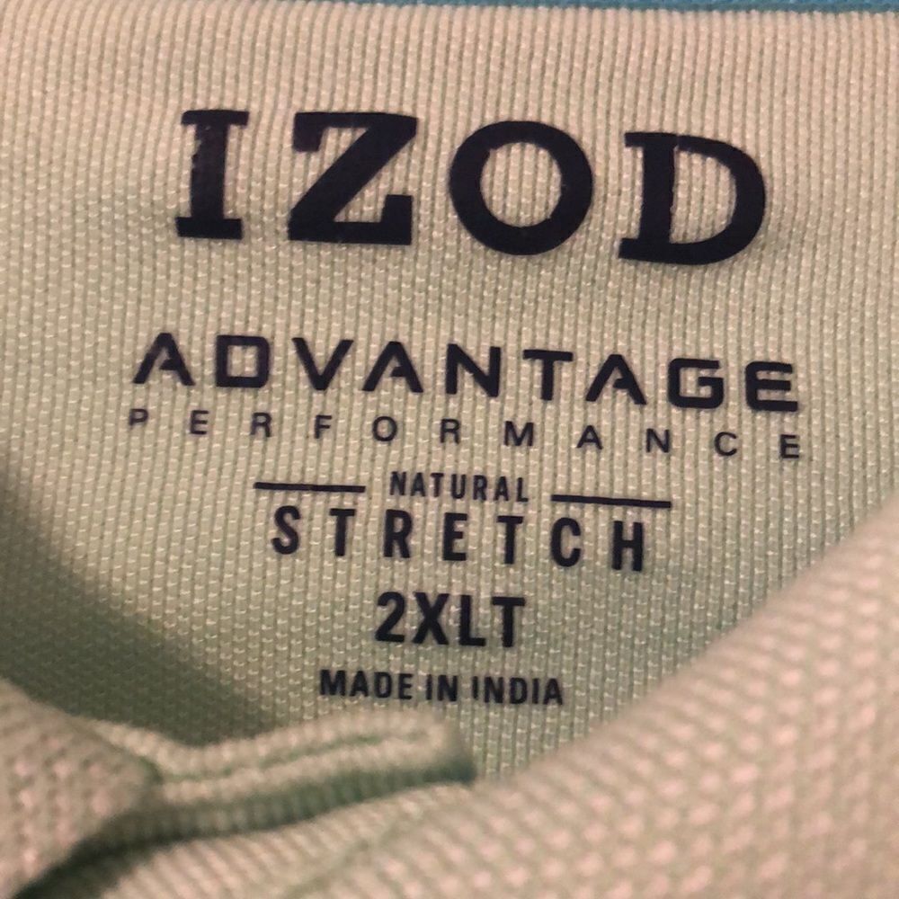 Izod size 2XLT collared golf shirt great condition - Picture 3 of 3